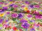 Preview: Patchworkstoff Clothworks Flowershop Rosen in lila und bunte Blumen